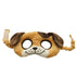 Plysjmaske for barn formet som hund, brune ører, justerbar elastisk stropp, utkledningsleke