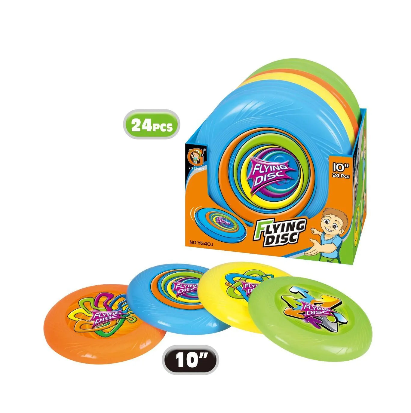 Frisbee 4 Farger -25cm