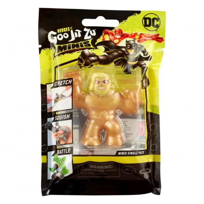 Goo Jit Zu Dc Minis S4 - Gold Armor Aquaman - Lekeproffen.no