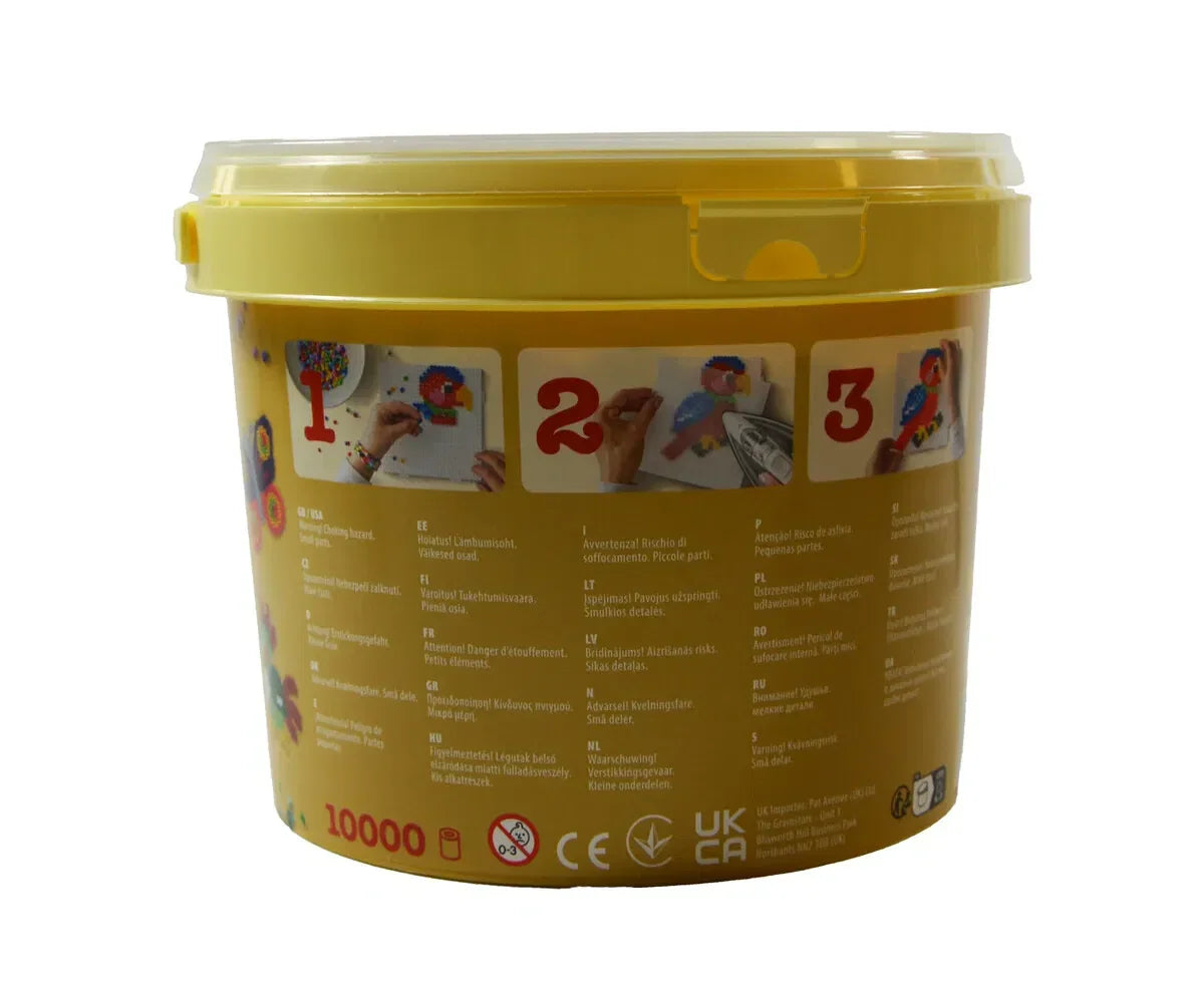 Hama Midi Perler 10.000 stk i bøtte Mix 67 - Lekeproffen.no