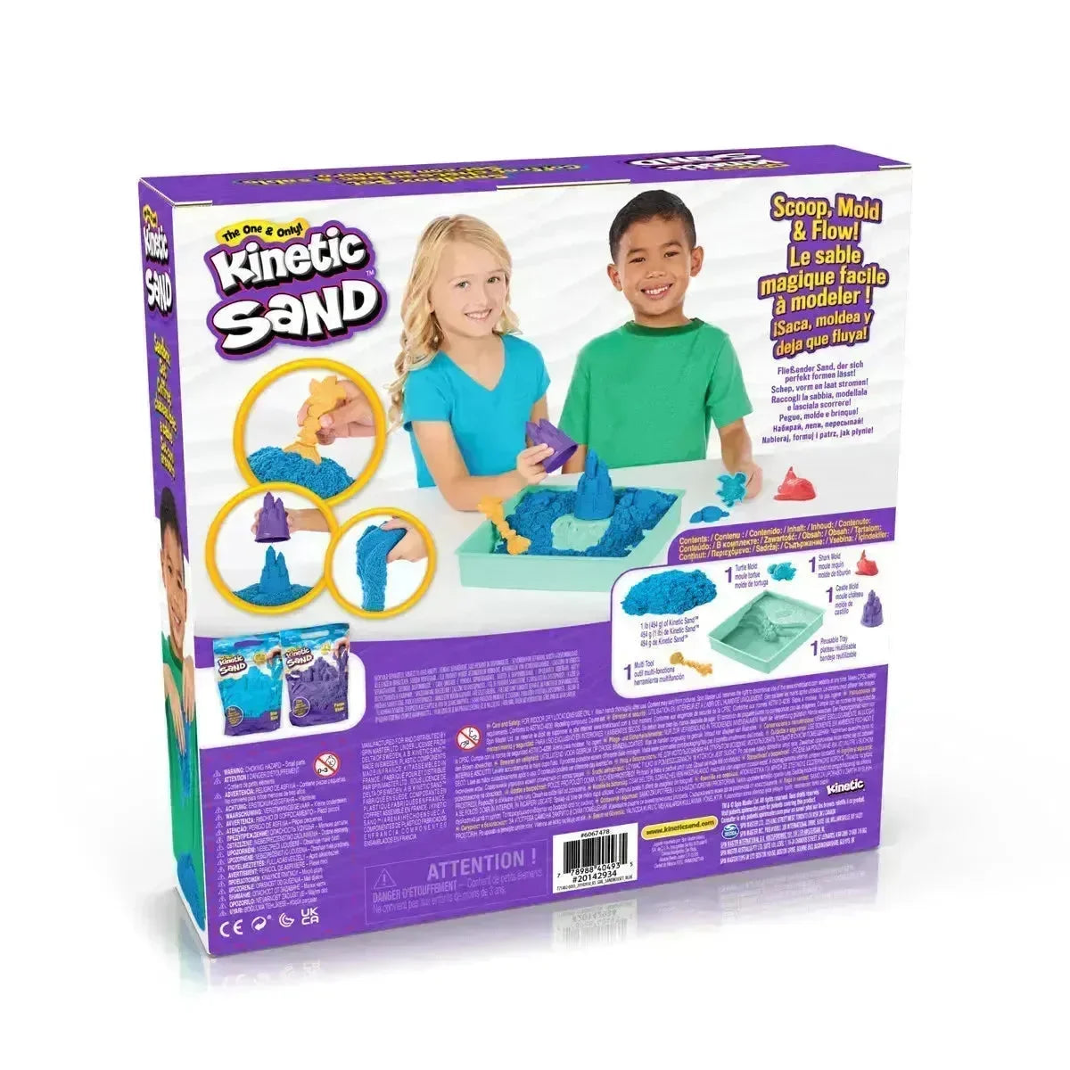 Kinetic Sand Sandbox Blå - Lekeproffen.no