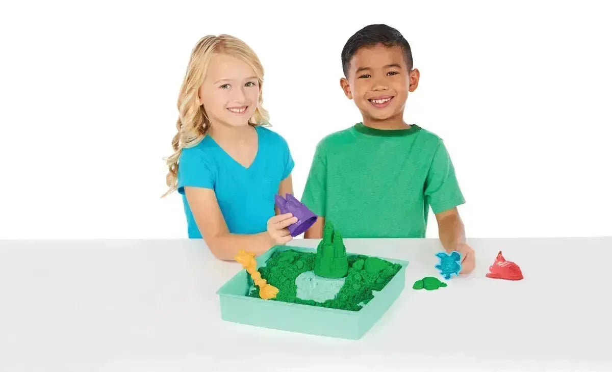Kinetic Sand Sandbox Grønn - Lekeproffen.no