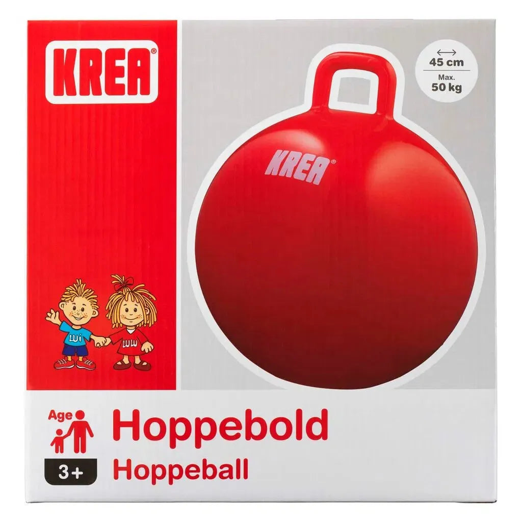 KREA Hoppeball - Rød - Lekeproffen.no