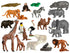 KREA Wild animals 21 pcs - Lekeproffen.no