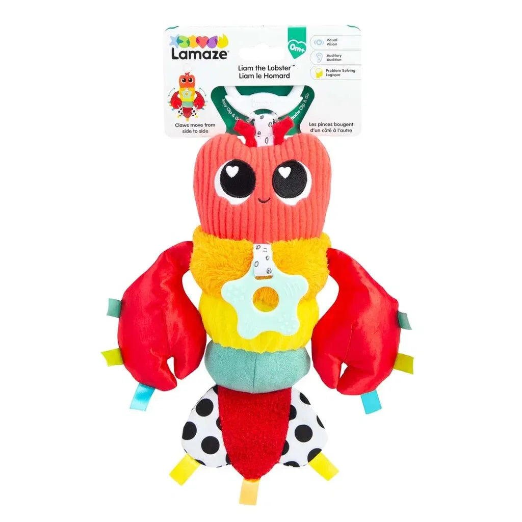 Lamaze Liam The Lobster Clip & Go - Lekeproffen.no