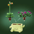 LEGO blomster i potter med gullfisk og grønne blader, perfekt leke for barn