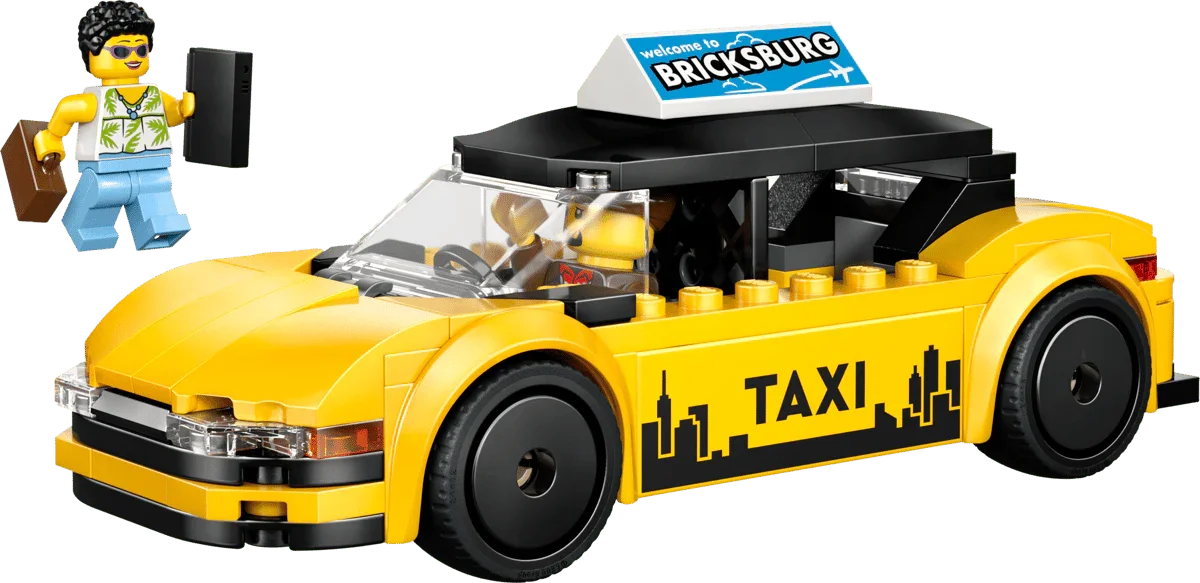 LEGO City 60487 Gul taxi - Lekeproffen.no