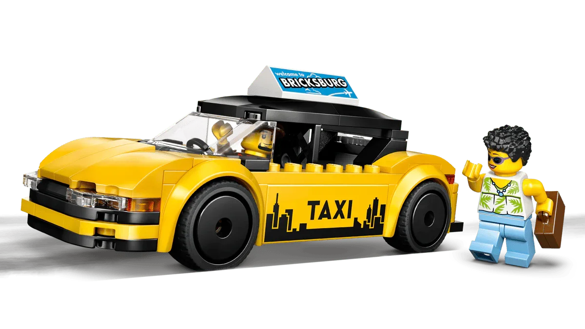 LEGO City 60487 Gul taxi - Lekeproffen.no