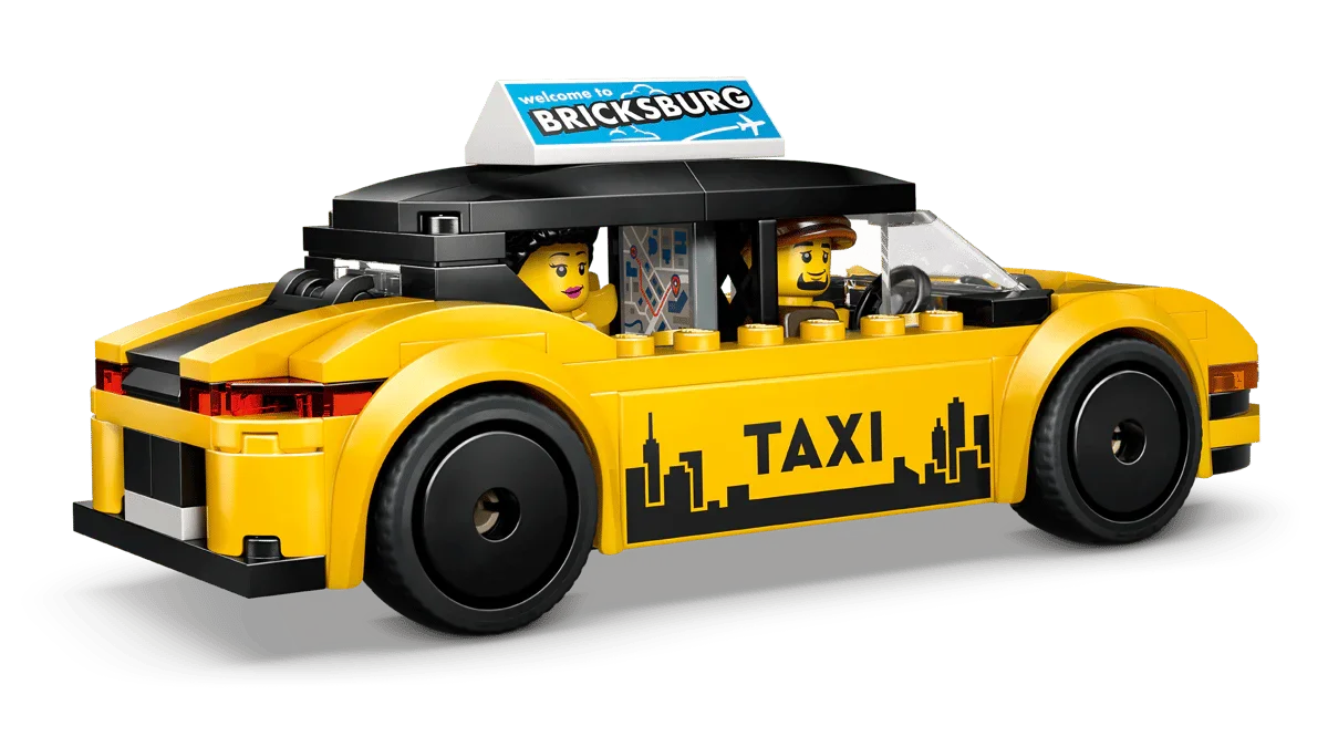 LEGO City 60487 Gul taxi - Lekeproffen.no