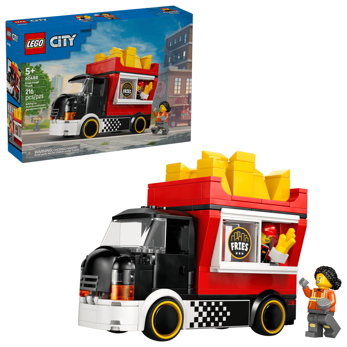LEGO City 60488 Pommes frites-matbil - Lekeproffen.no