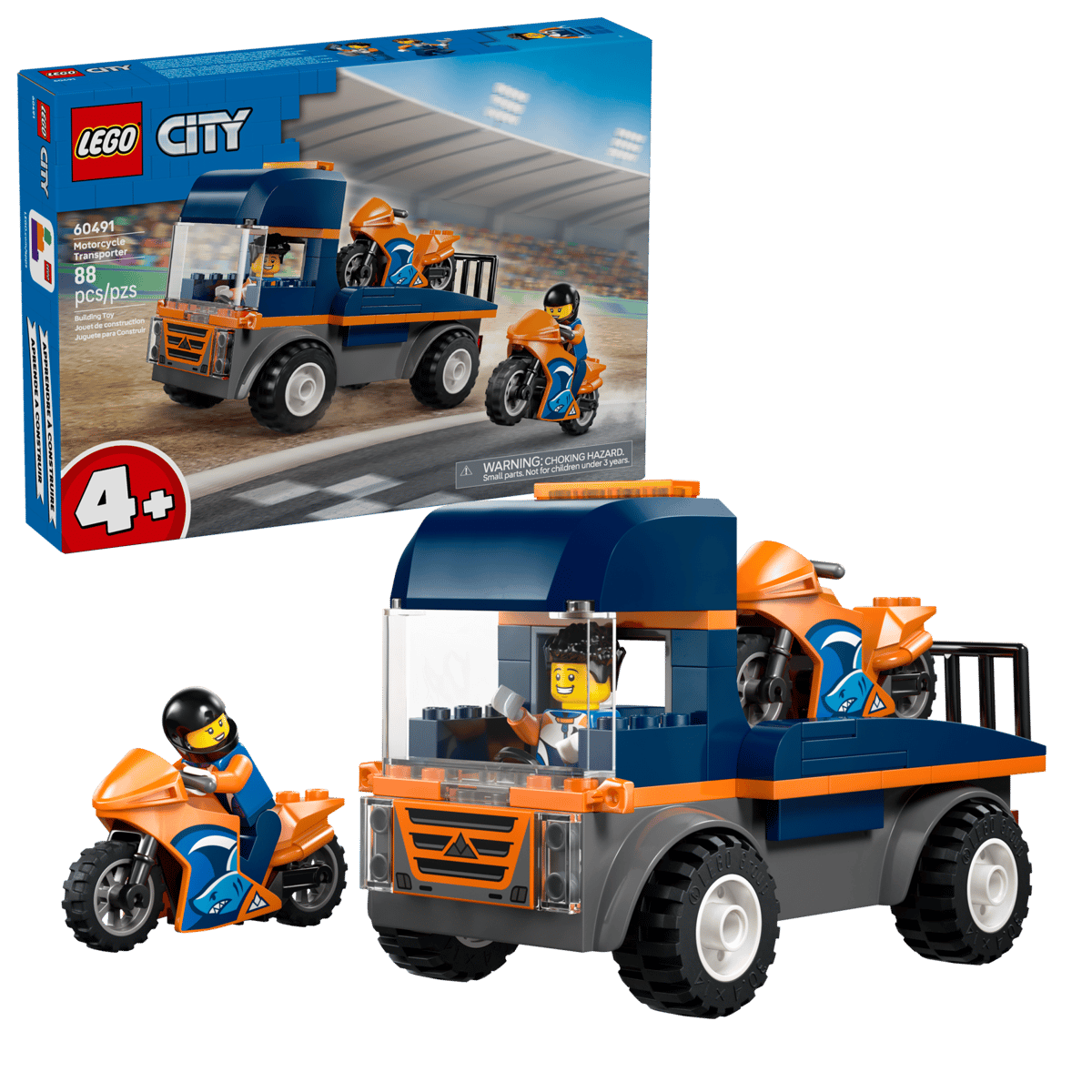LEGO City 60491 MC-transporter - Lekeproffen.no