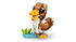 LEGO andedukke med gule føtter og grønn vannplante, perfekt barnelek