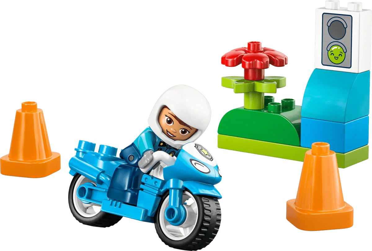LEGO Duplo 10471 Blå politimotorsykkel - Lekeproffen.no