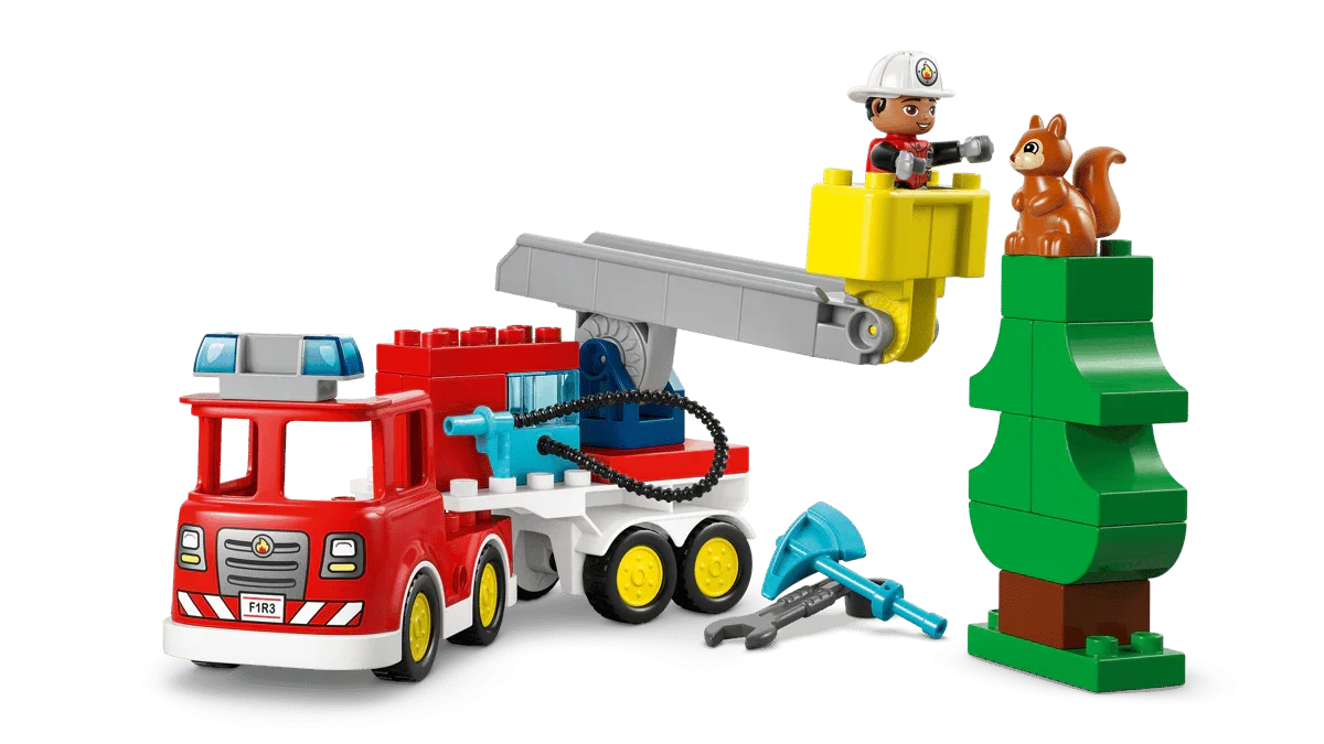 LEGO Duplo 10473 Brannbil med slange og brannmann - Lekeproffen.no