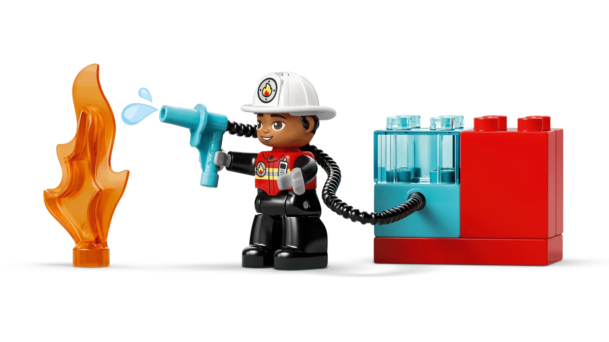 LEGO Duplo 10473 Brannbil med slange og brannmann - Lekeproffen.no