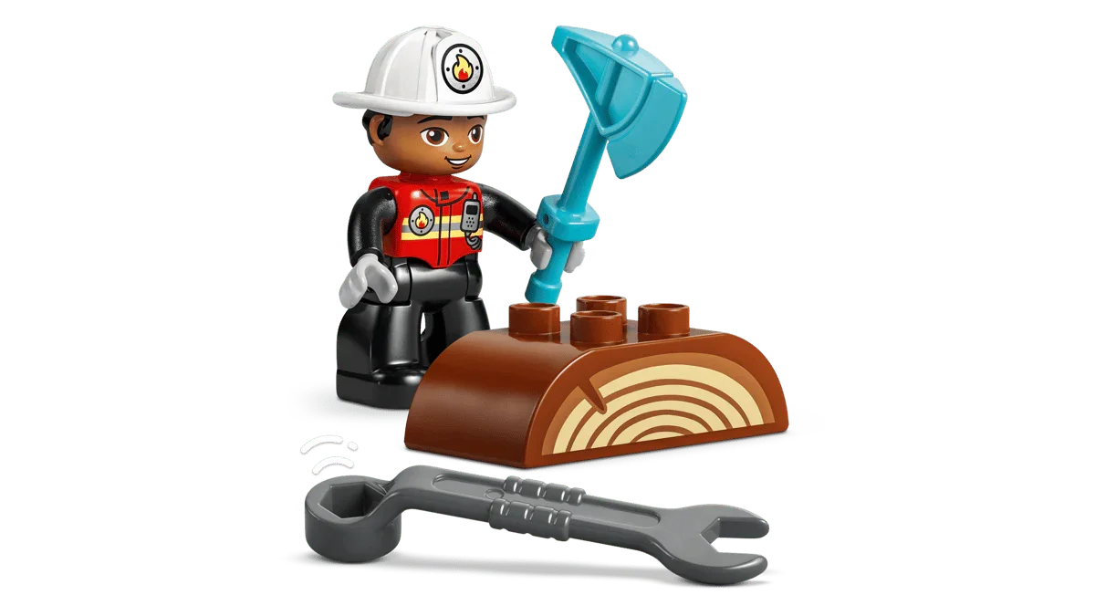 LEGO Duplo 10473 Brannbil med slange og brannmann - Lekeproffen.no