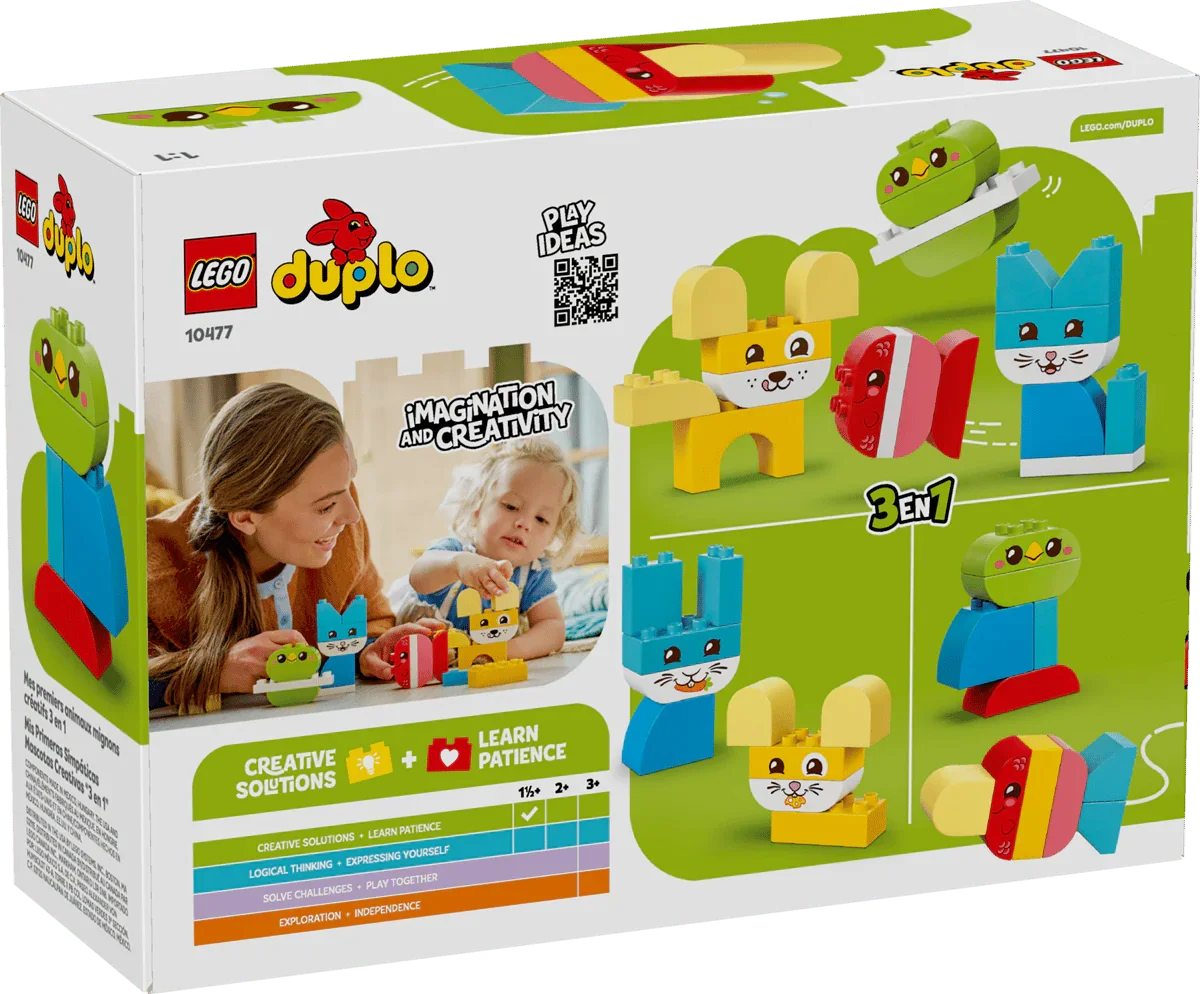 LEGO Duplo 10477 3-i-1 Kreative, søte kjæledyr - Lekeproffen.no