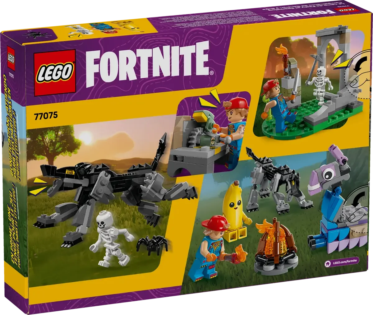 LEGO Fortnite Peely og Sparkplug slår leir på sletten - 77075 - Lekeproffen.no