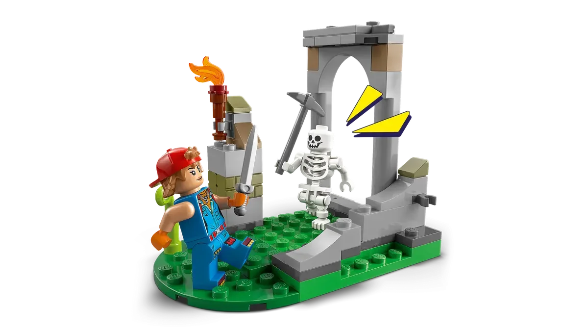 LEGO Fortnite Peely og Sparkplug slår leir på sletten - 77075 - Lekeproffen.no