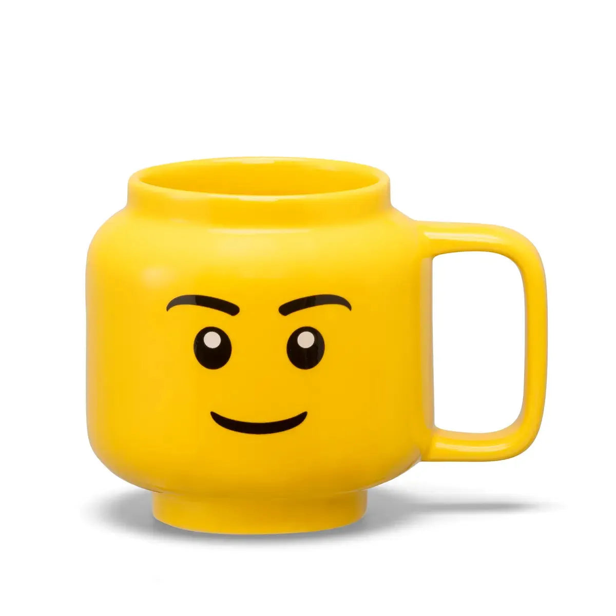 LEGO liten keramikk kopp med gutteansikt - Lekeproffen.no