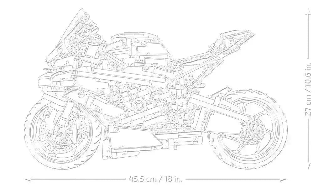 LEGO Technic 42130 BMW M 1000 RR - Lekeproffen.no