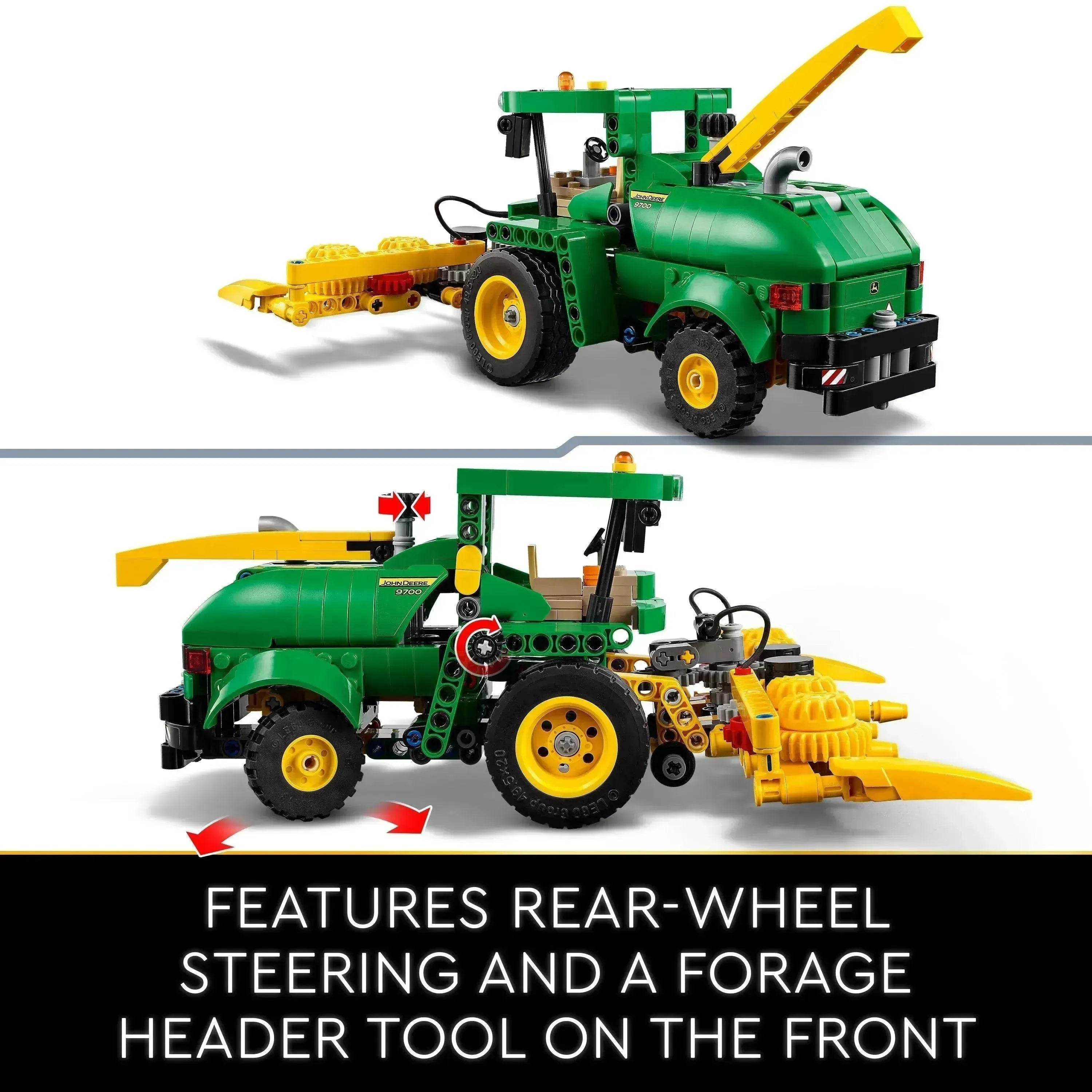 LEGO Technic 42168 John Deere 9700 Forage Harvester - Lekeproffen.no