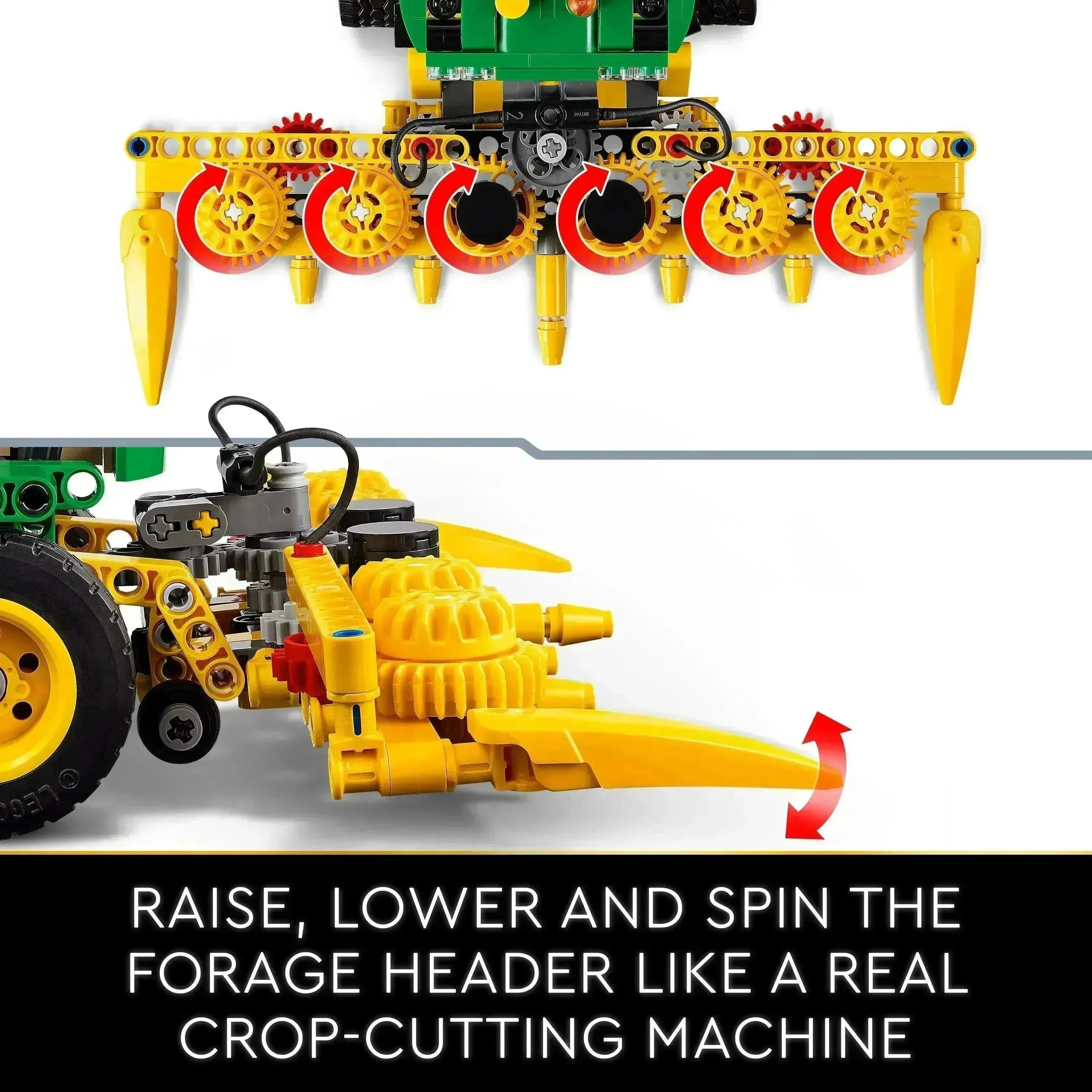 LEGO Technic 42168 John Deere 9700 Forage Harvester - Lekeproffen.no