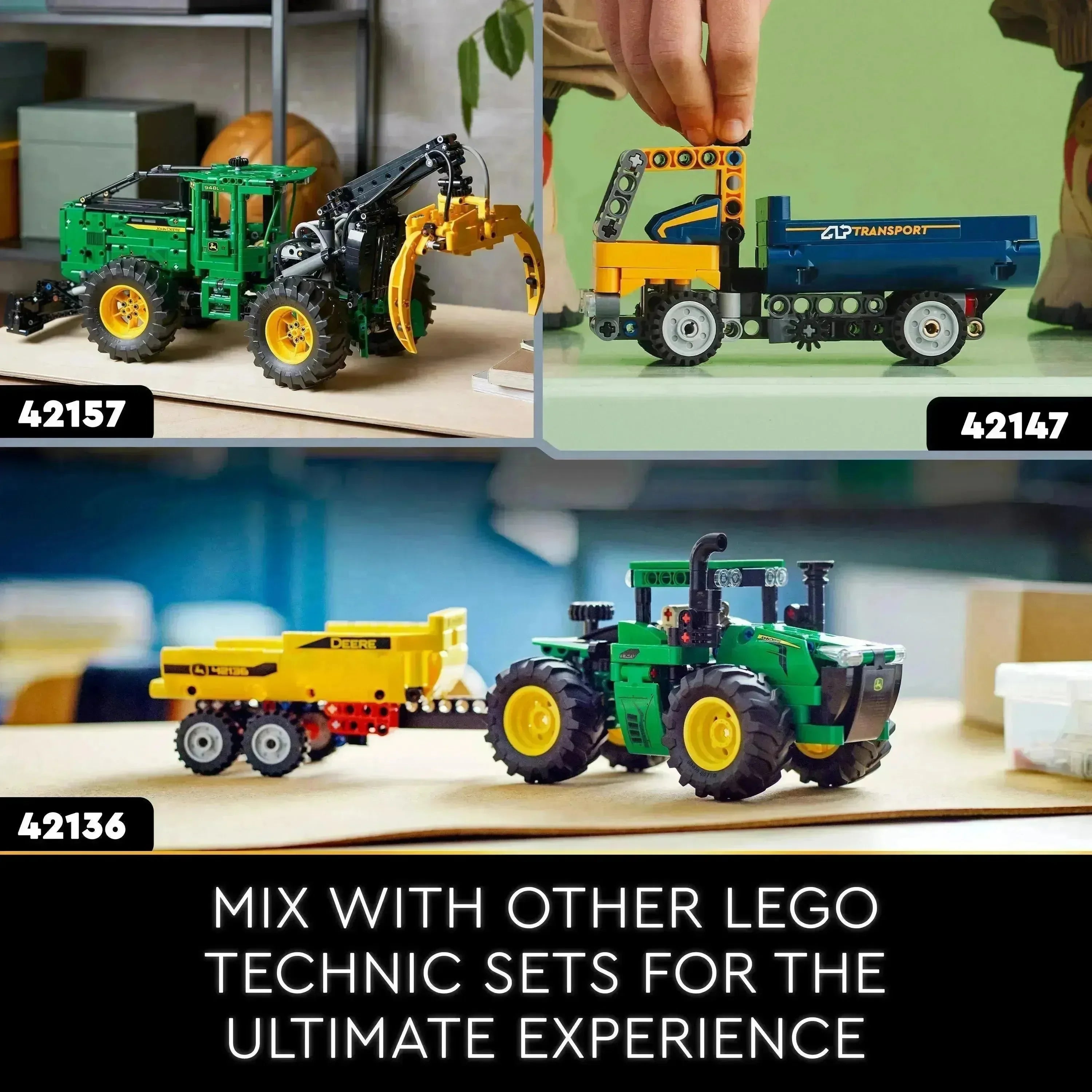 LEGO Technic 42168 John Deere 9700 Forage Harvester - Lekeproffen.no
