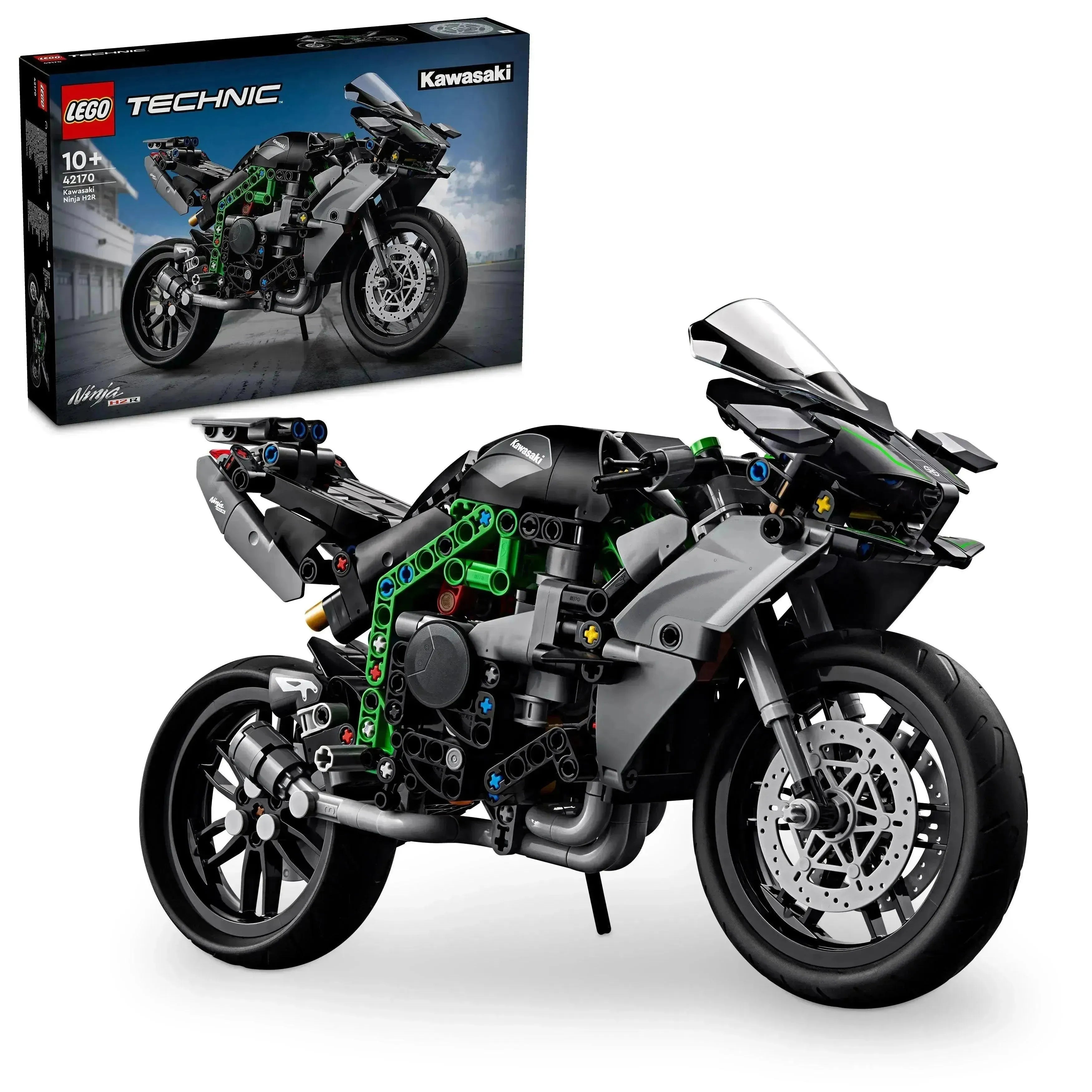 LEGO Technic 42170 Kawasaki Ninja H2R-motorsykkel - Lekeproffen.no