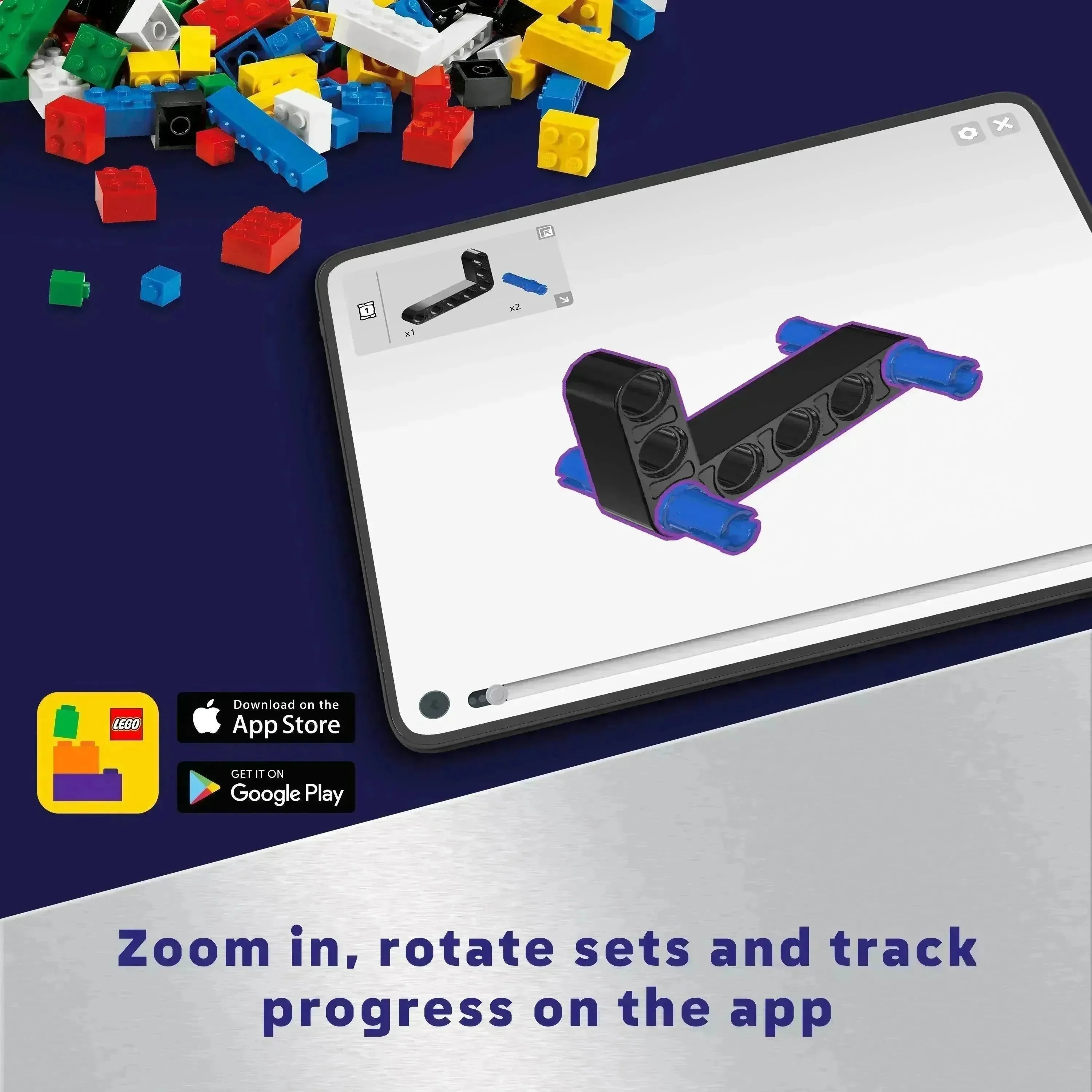 LEGO Technic 42179 Månens kretsløp rundt jorden - Lekeproffen.no