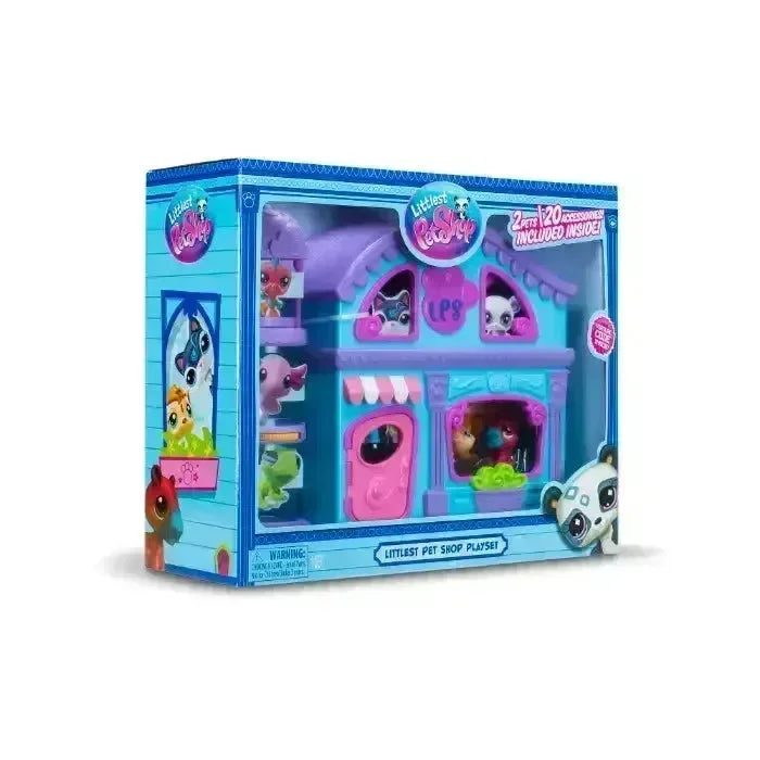 Littlest Pet Shop - Stort lekehus med figurer og tilbehør - Lekeproffen.no
