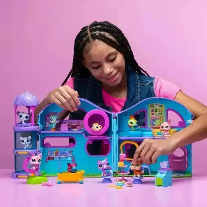 Littlest Pet Shop - Stort lekehus med figurer og tilbehør - Lekeproffen.no
