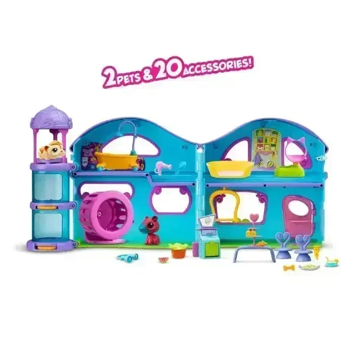 Littlest Pet Shop - Stort lekehus med figurer og tilbehør - Lekeproffen.no