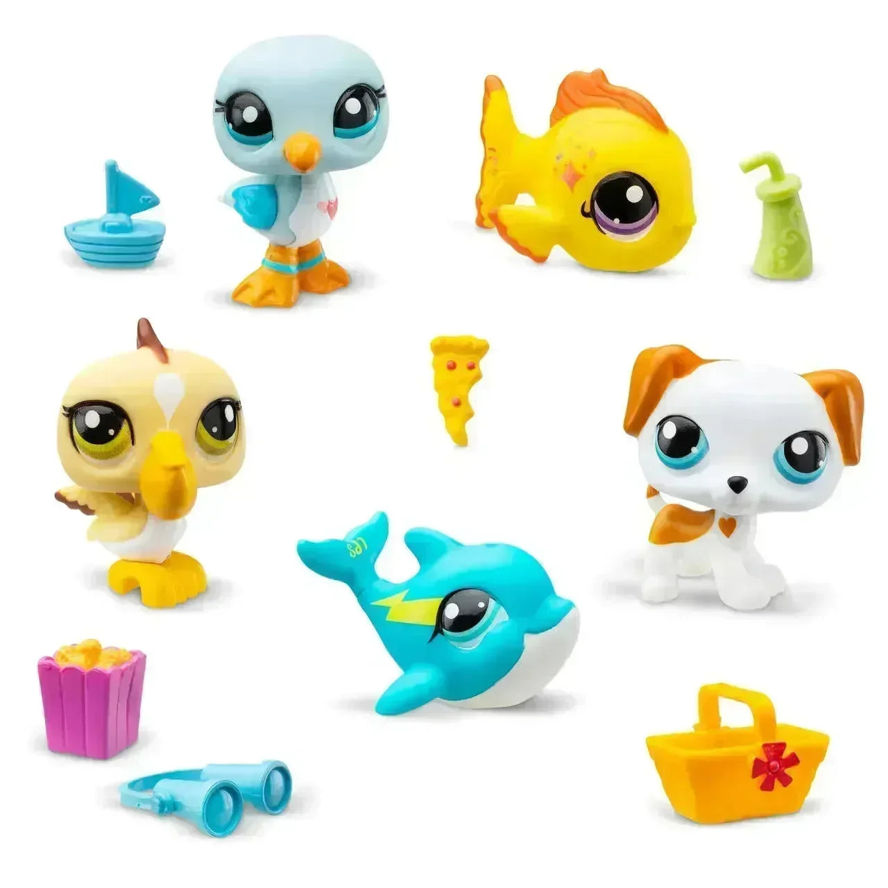 Littlest Pet Shop - Strandvenner kolleksjon 5 pk - Lekeproffen.no