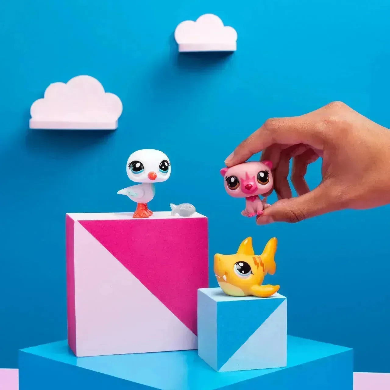 Littlest Pet Shop Trio - 3 stk med tilbehør - Lekeproffen.no