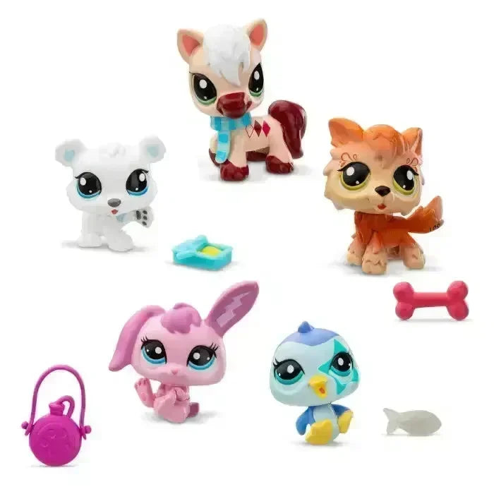 Littlest Pet Shop - Vintervenner kolleksjon 5 pk - Lekeproffen.no