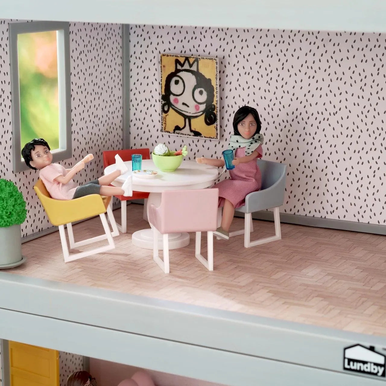 Lundby Basic Spisestuesett