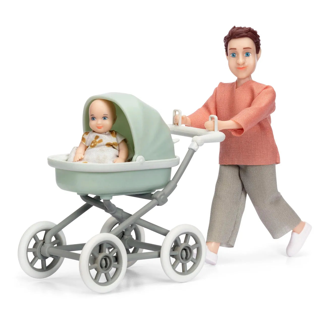 Lundby Dukke Med Baby Og Vogn - Lekeproffen.no