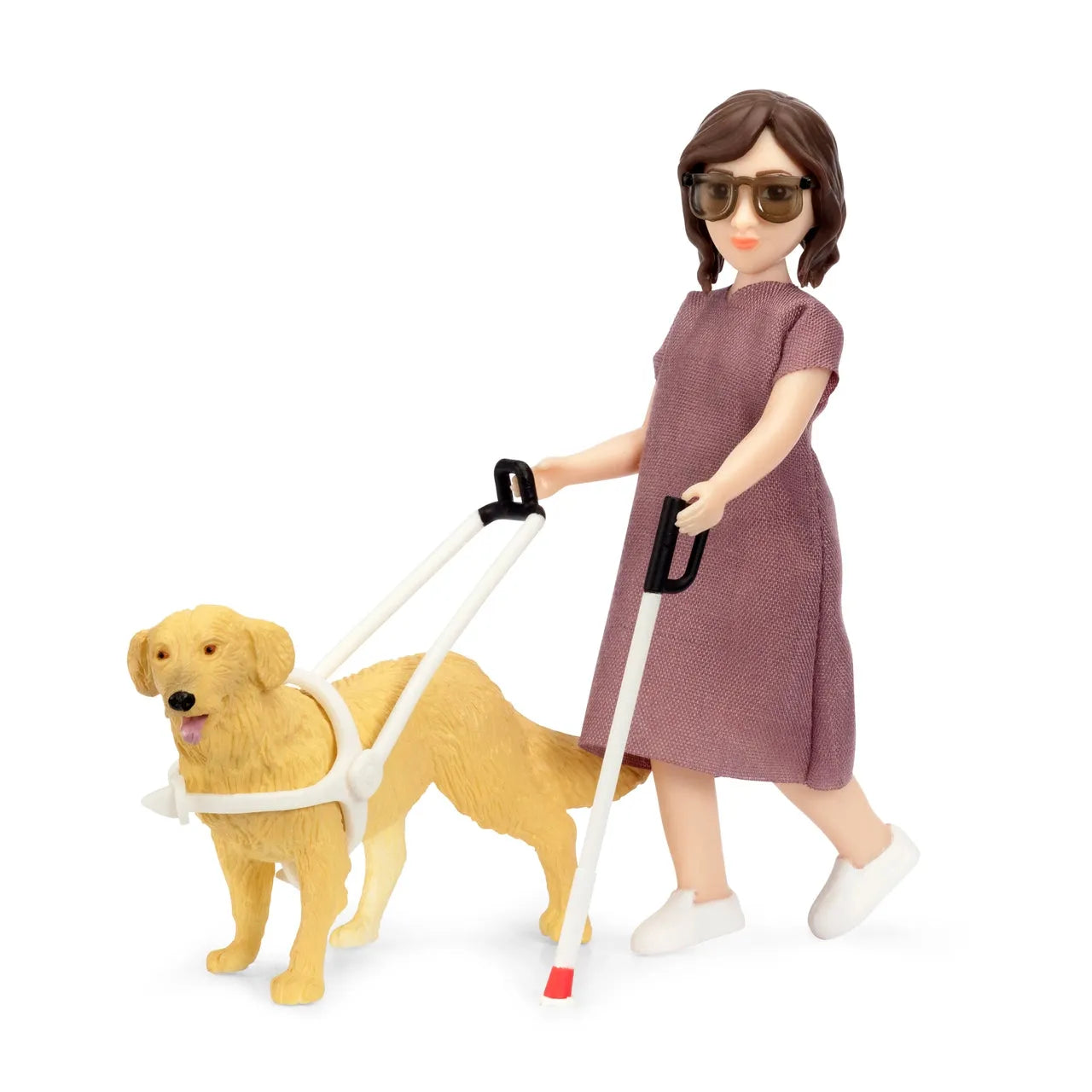 Lundby Dukke Med Blindestokk Og Førerhund - Lekeproffen.no