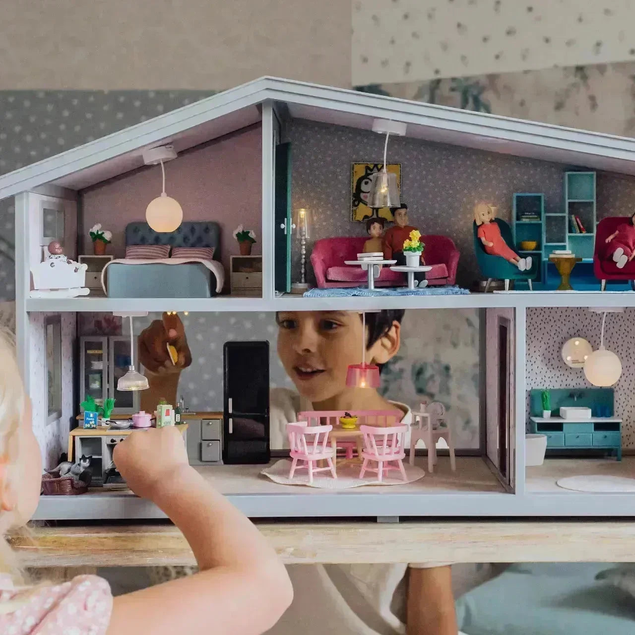 Lundby Dukkehus 4 Rom - Lekeproffen.no