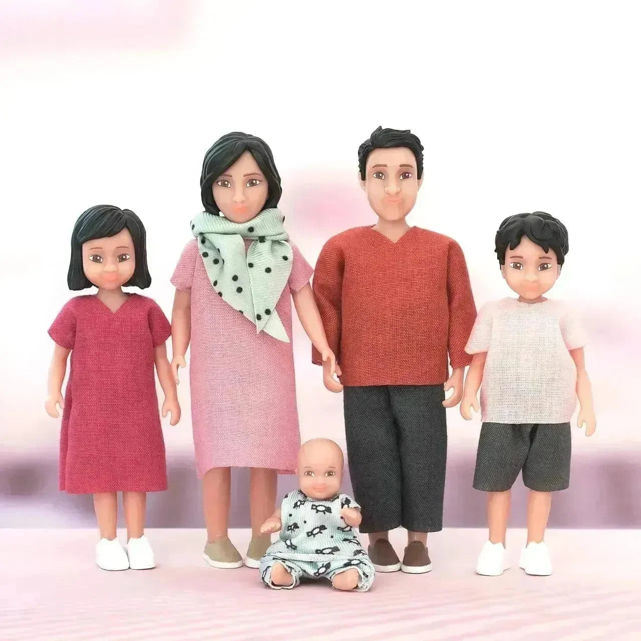 Lundby Dukkesett Familien Jamie - Lekeproffen.no