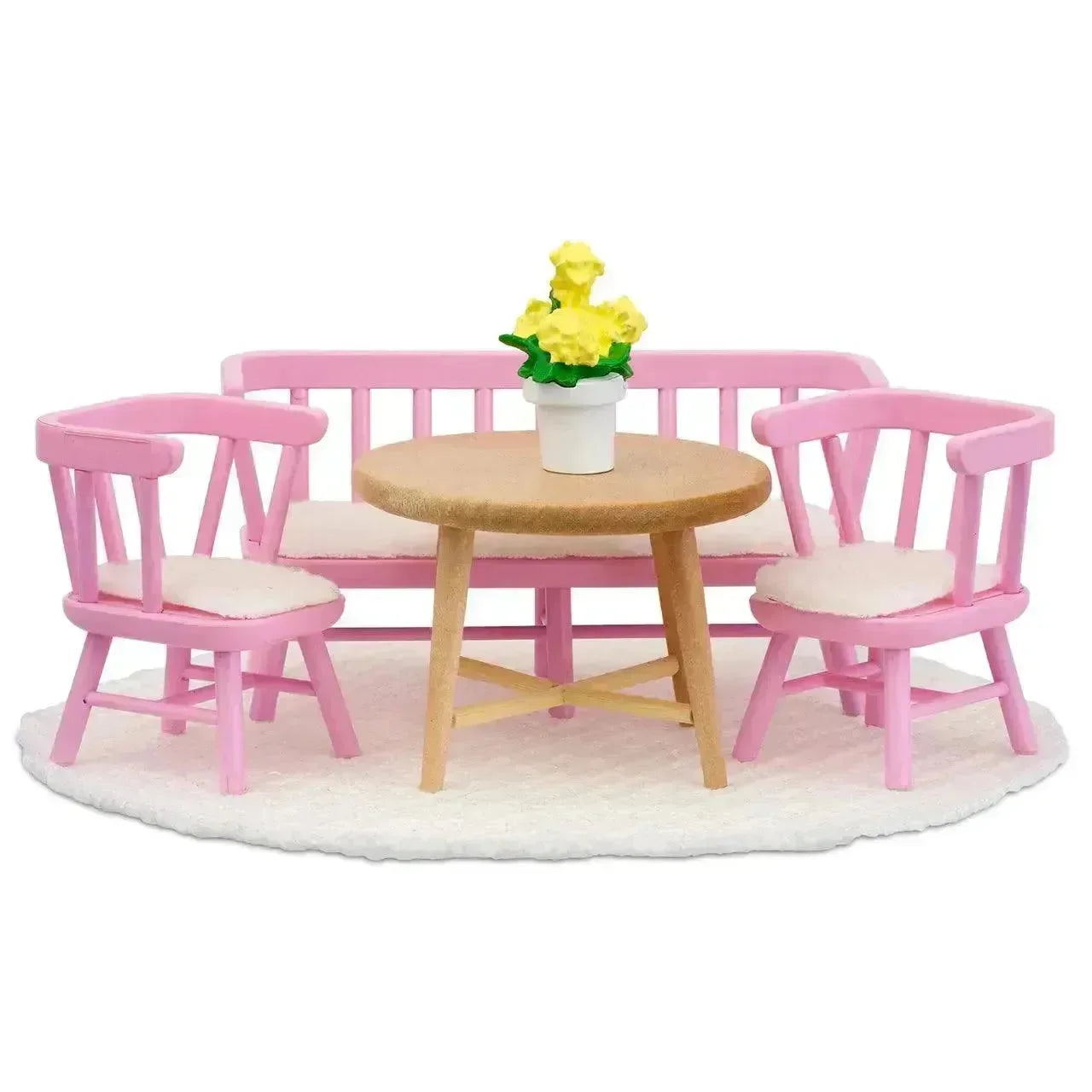 Lundby Kjøkkenmøbler - Rosa Spisestue - Lekeproffen.no
