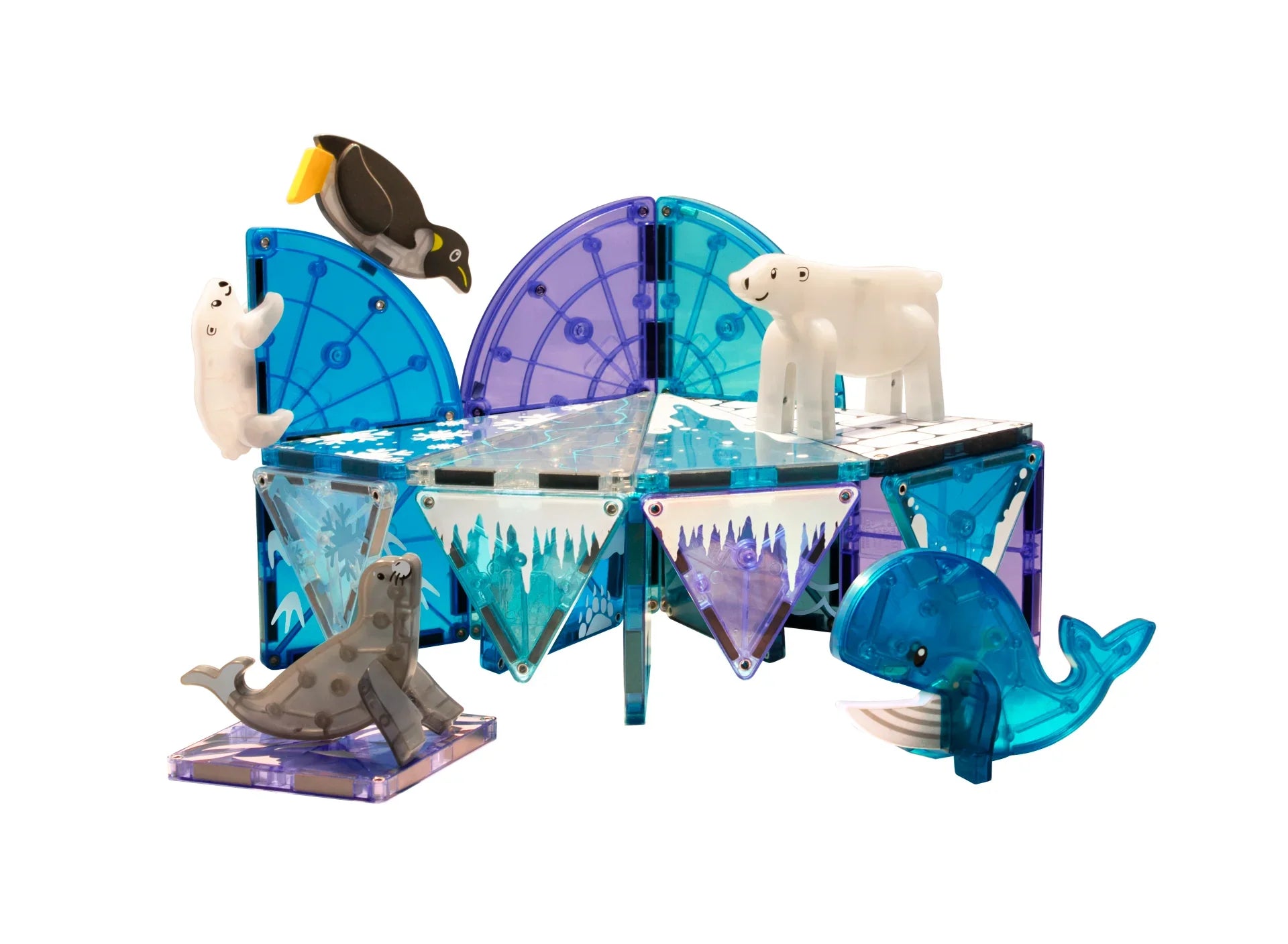 Magna-Tiles Arctic Animals – Magnetiske Byggeklosser 25 deler - Lekeproffen.no