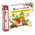 Magnetiske byggeklosser Magna-Tiles Builder XL, 50 deler, med arbeidsbil på hvit eske