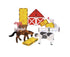 Magna-Tiles Gårdsdyr – Magnetiske Byggeklosser 25 deler - Lekeproffen.no