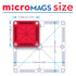 Magna-Tiles microMAGS Travel Metallboks – Magnetiske byggeklosser 26 deler - Lekeproffen.no