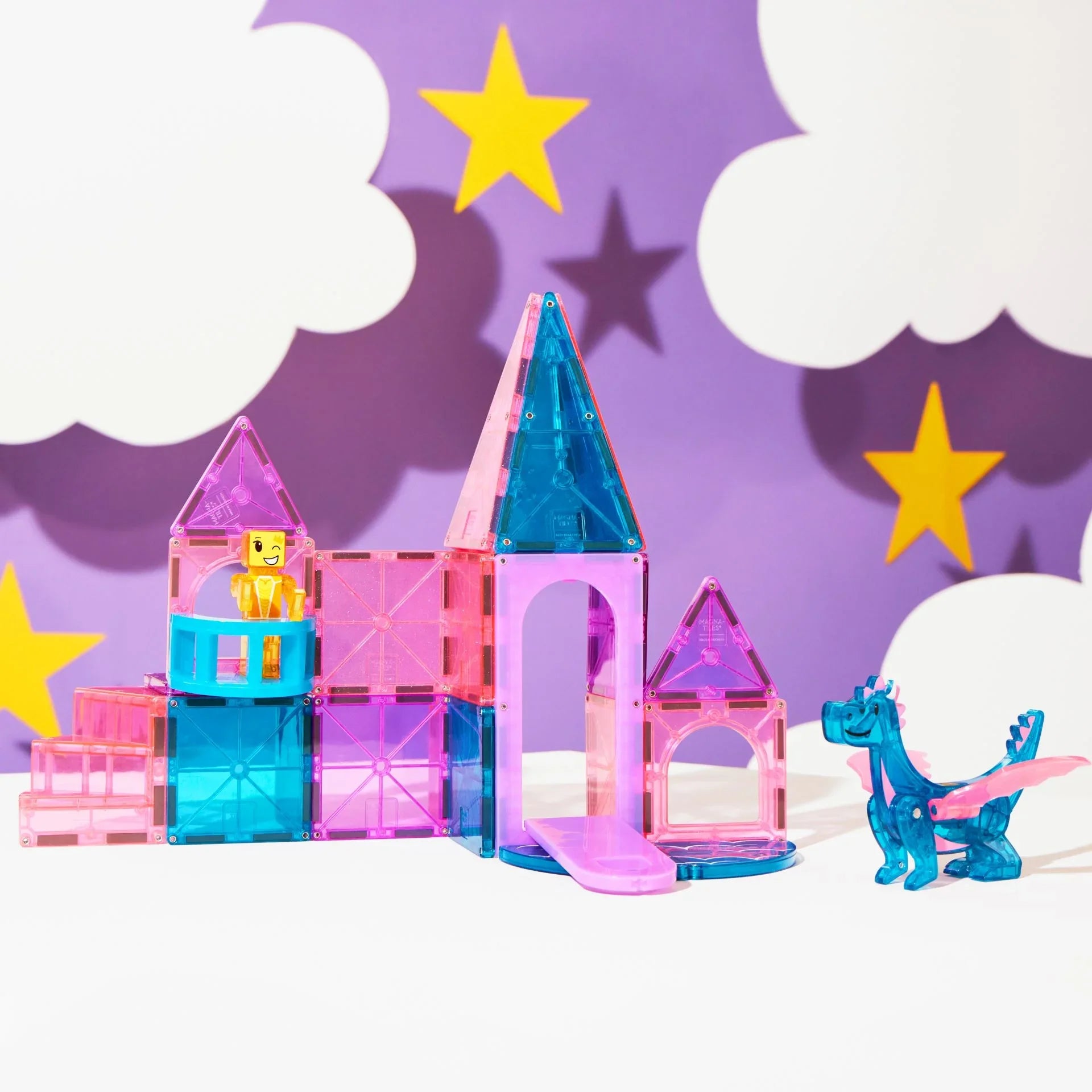 Magna-Tiles Slott – Magnetiske Byggeklosser 25 deler - Lekeproffen.no