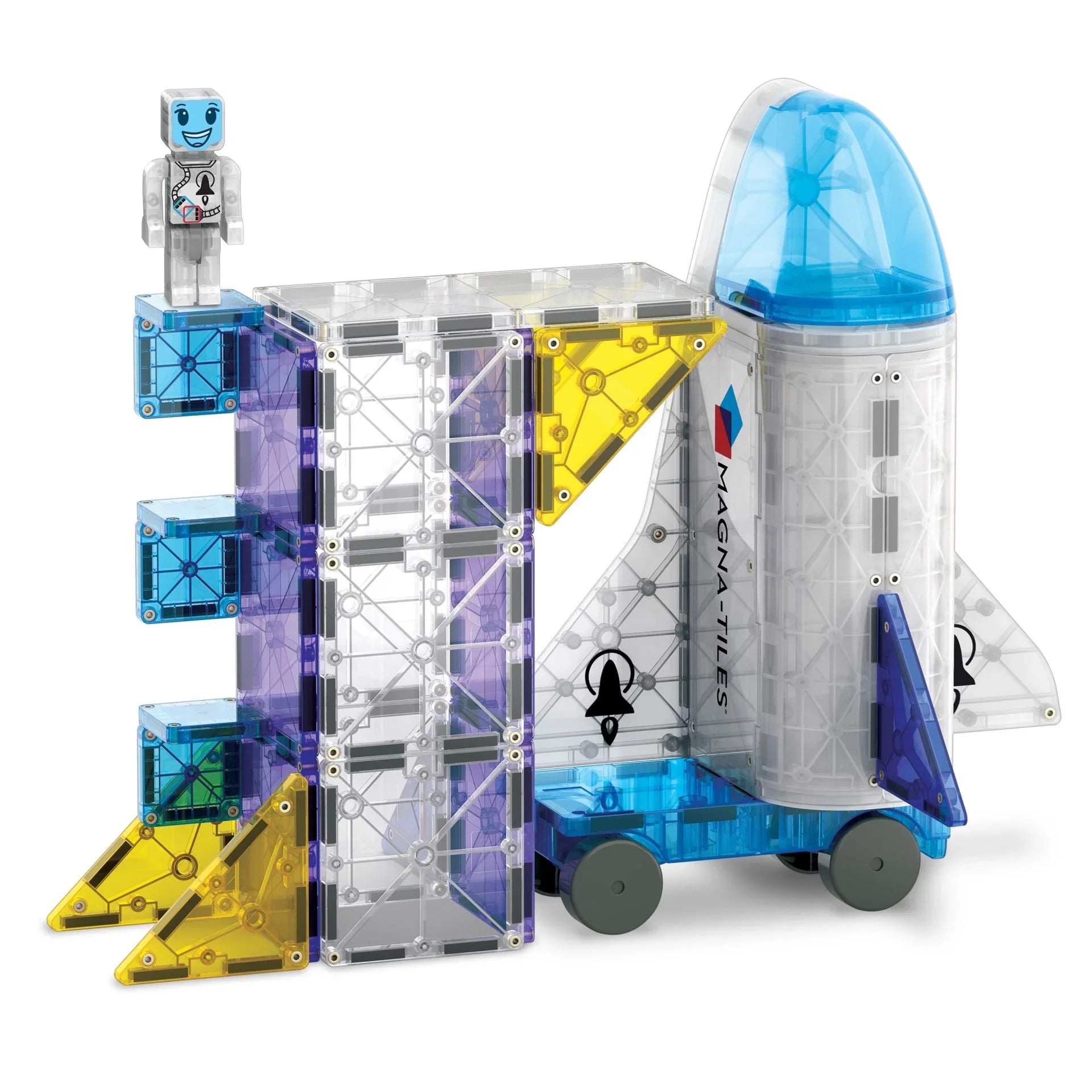 Magna-Tiles Verdensrommet – Magnetiske Byggeklosser 32 deler - Lekeproffen.no
