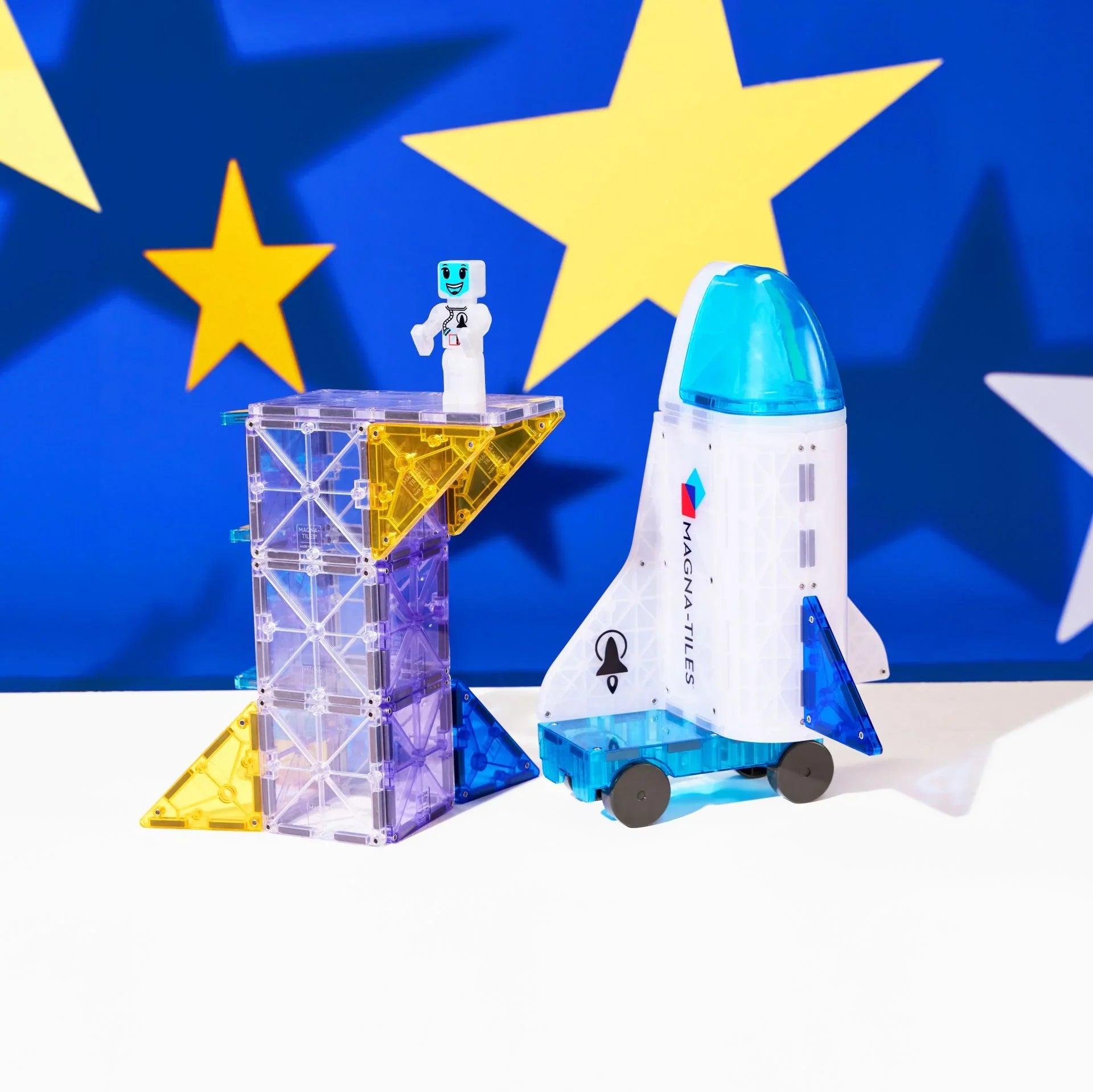 Magna-Tiles Verdensrommet – Magnetiske Byggeklosser 32 deler - Lekeproffen.no