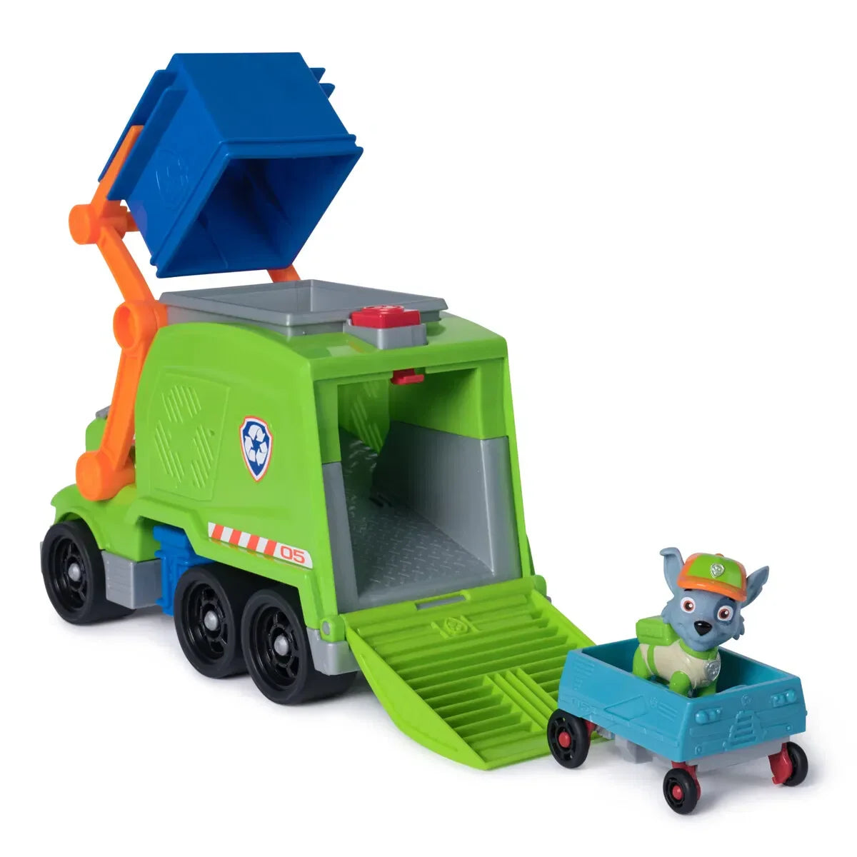 Paw Patrol Rocky Crush N' Roll Recycling Truck - Lekeproffen.no